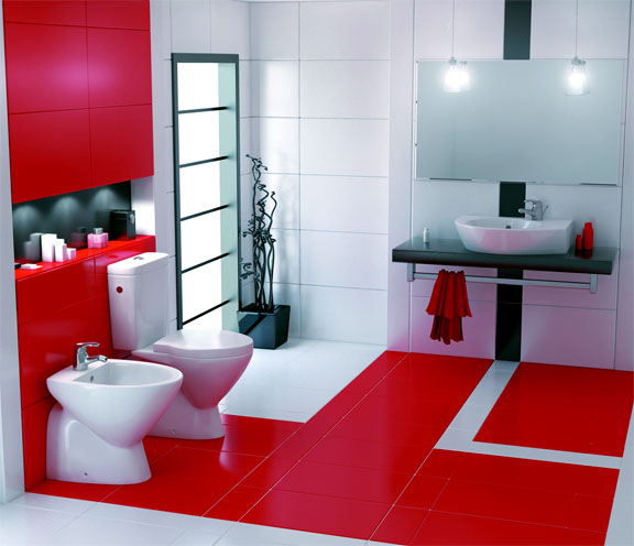 kırmızı-beyaz-banyo-modelleri